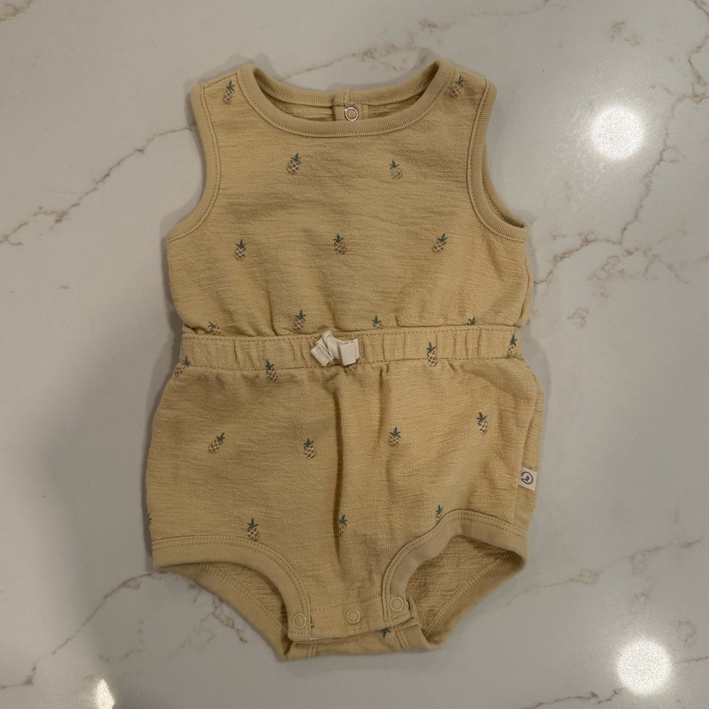 Pineapple Baby Romper